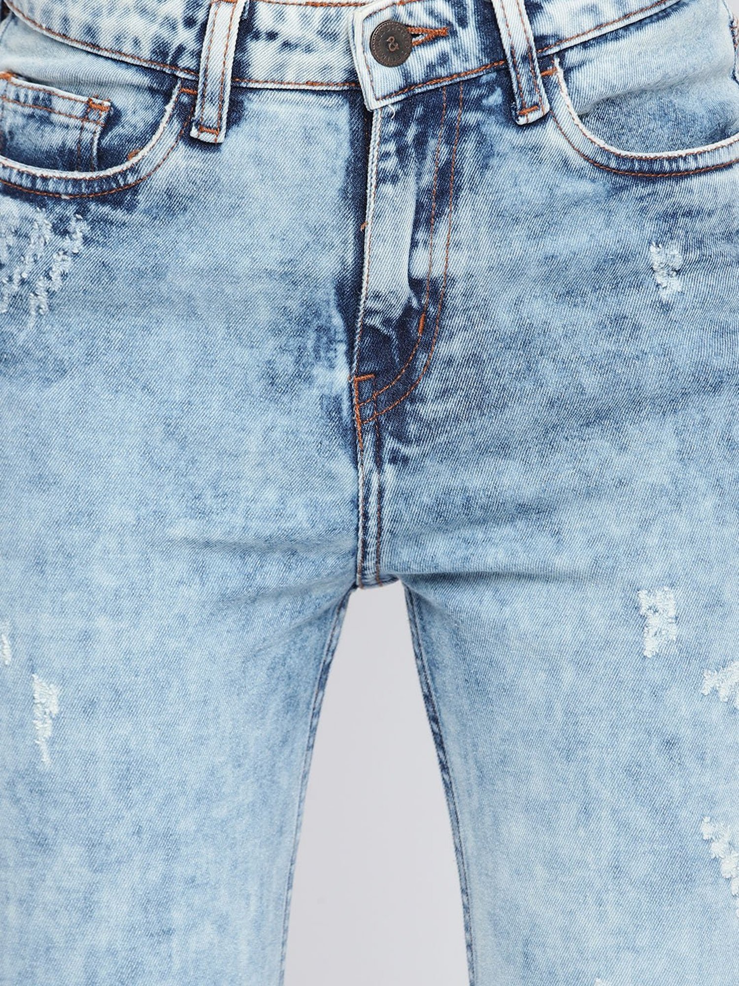 Tales & Stories Blue Distressed Jeans