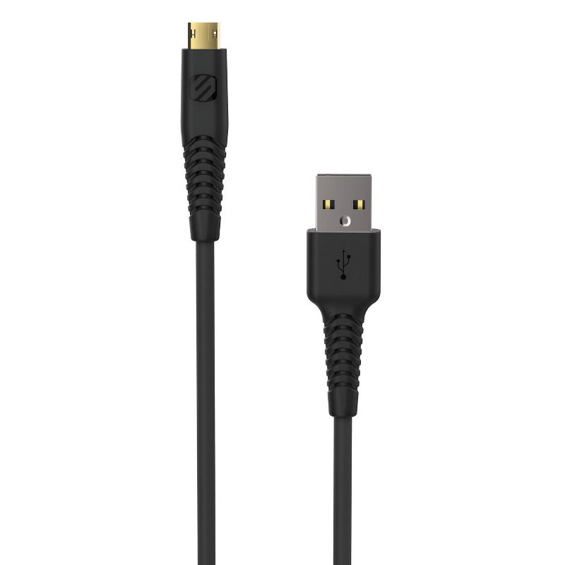 Scosche 10' Heavy Dyuty EZTip Micro USB Cable Black