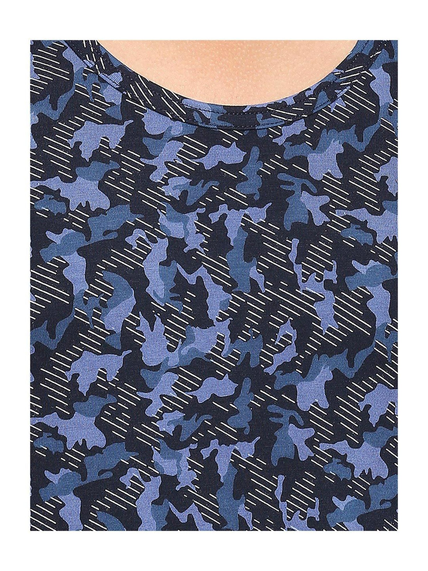 Frenchie Boys Navy Camouflage Vest