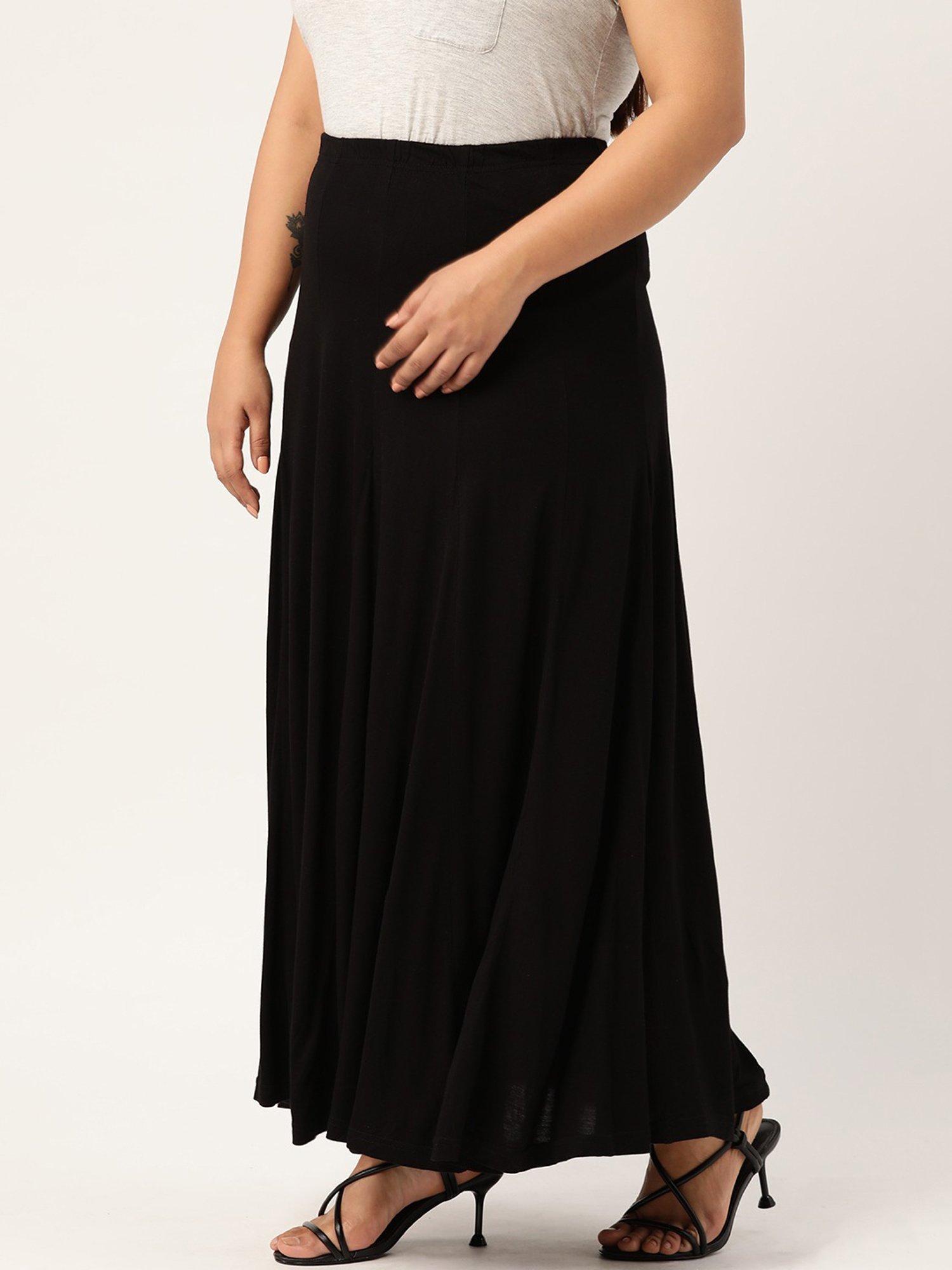 theRebelinme Black Maxi Skirt