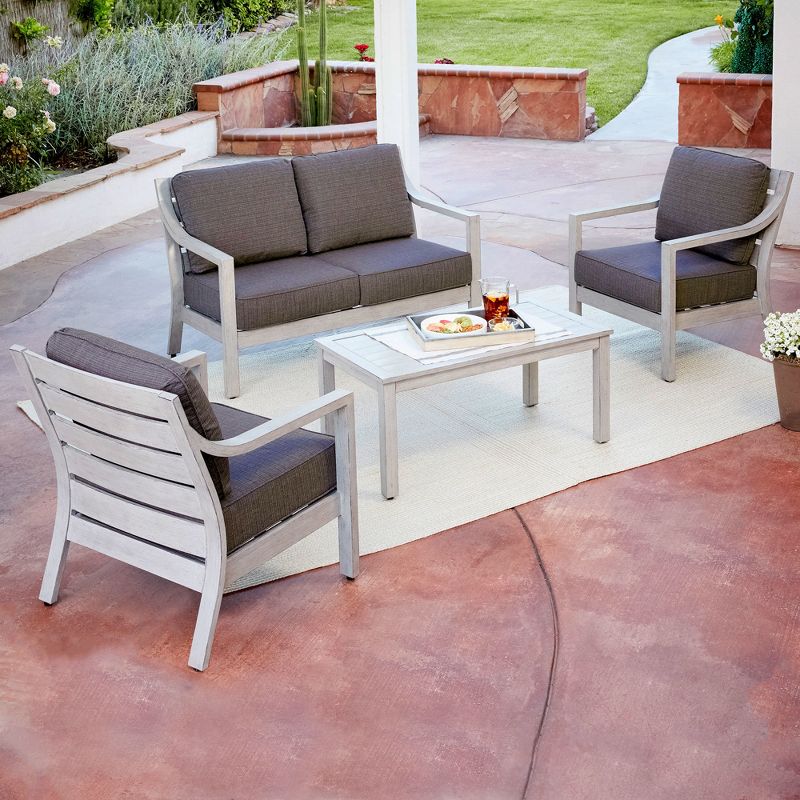 4pc South Beach Conversation Set - Royal Garden