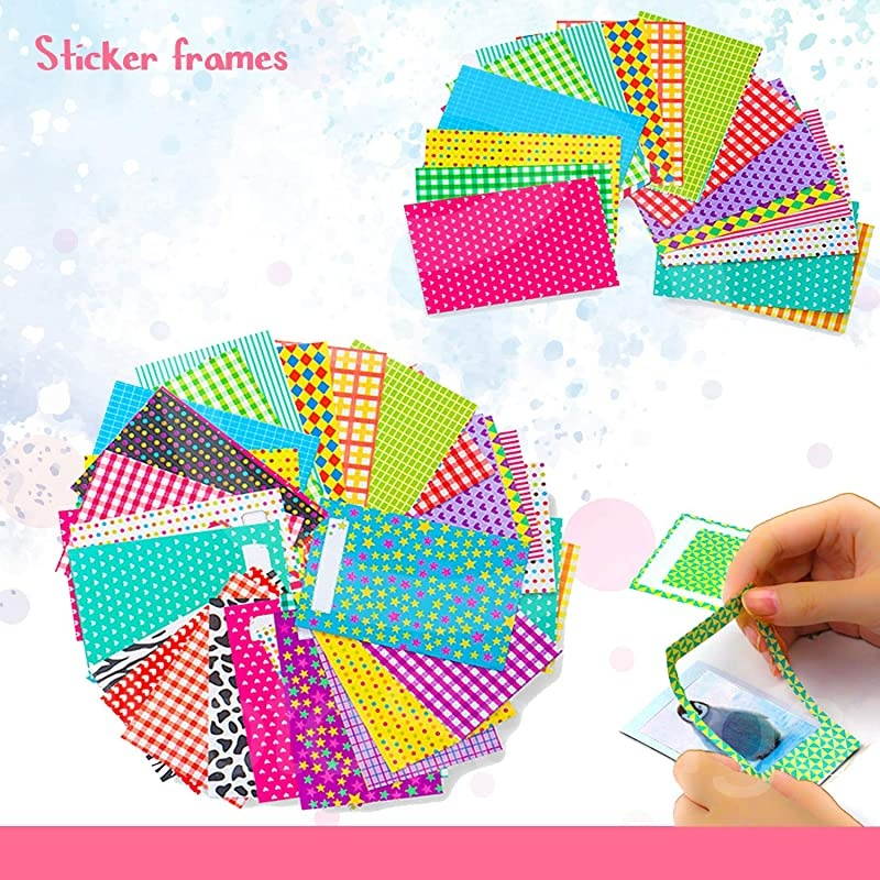 INSTAX Mini Instant Film (X1) (20 Exposures) + INSTAX Ice Blue 168 Piece Accessory Bundle W/Camera Case, Selfie Lens, Photo Album, Decorative Stickers, Frames & More