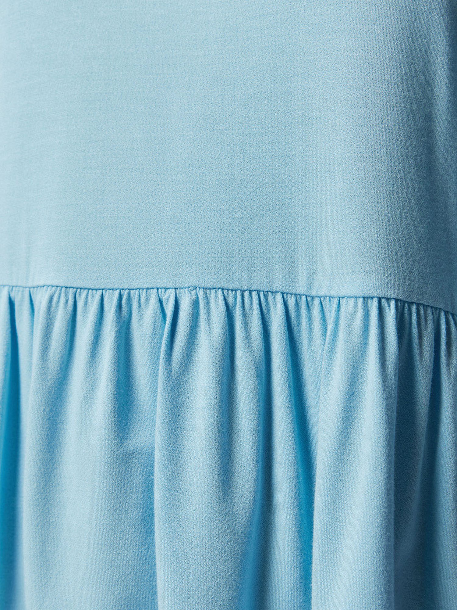 Cover Story Blue Peplum Top