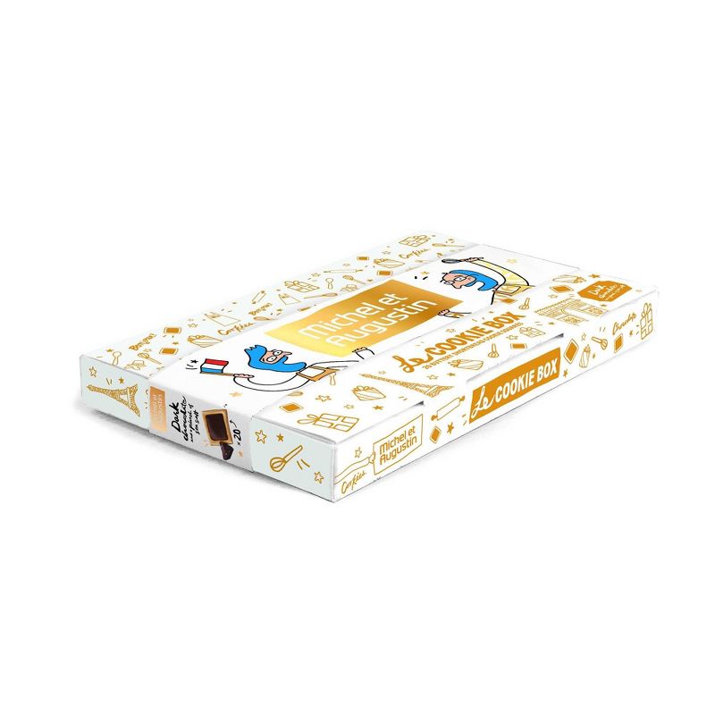 Holiday Cookie Gift Box Dark Chocolate Sea Salt - 20ct