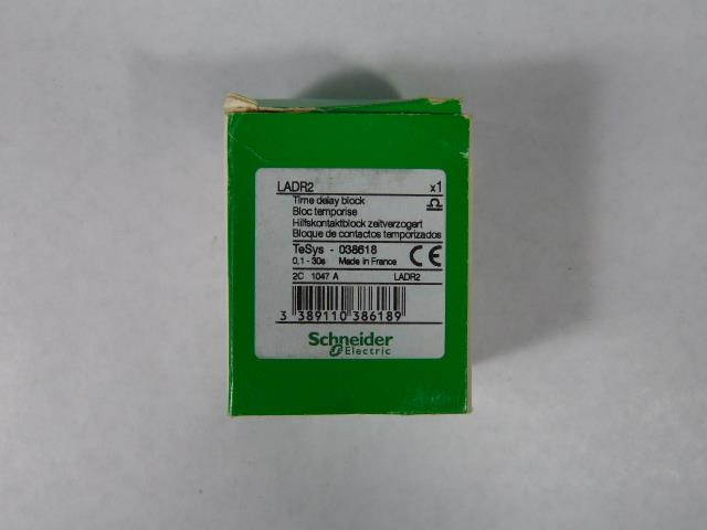 SCHNEIDER ELECTRIC LADR2 IEC Timer Module,1NO/1NC,.1 to 30sec