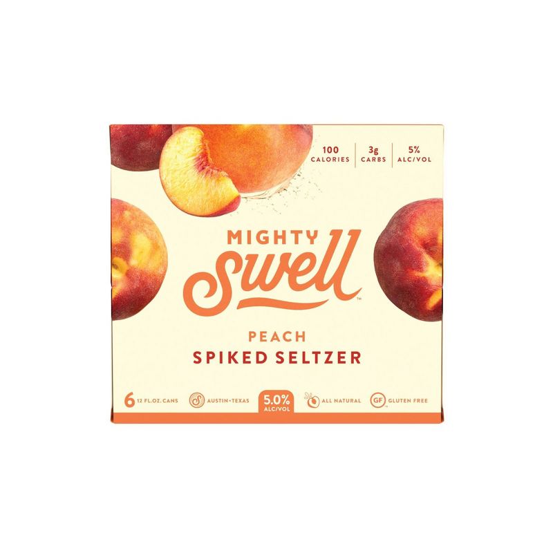 Mighty Swell Grapefruit Spiked Seltzer - 6pk/12 fl oz Cans