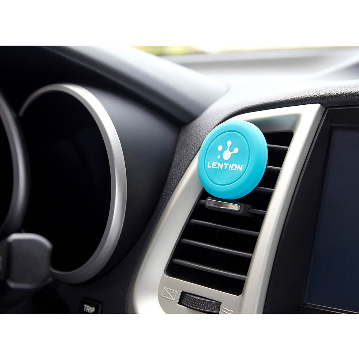 LENTION Air Vent Phone Support,Magnetic Mobile Stand 360&deg; Rotating Phone Holder Car Mount for iPhone, iPod, Smart Phone, PSP, GPS - Blue