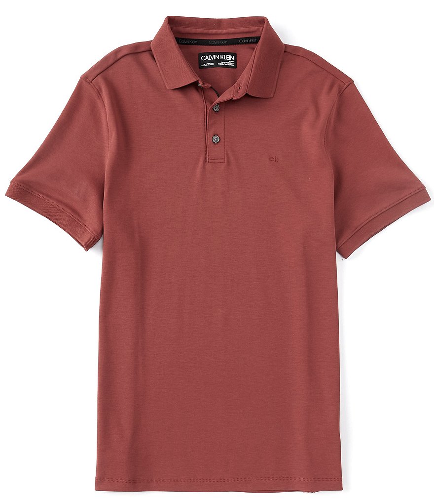 Visconti Petal Print Short-Sleeve Polo Shirt