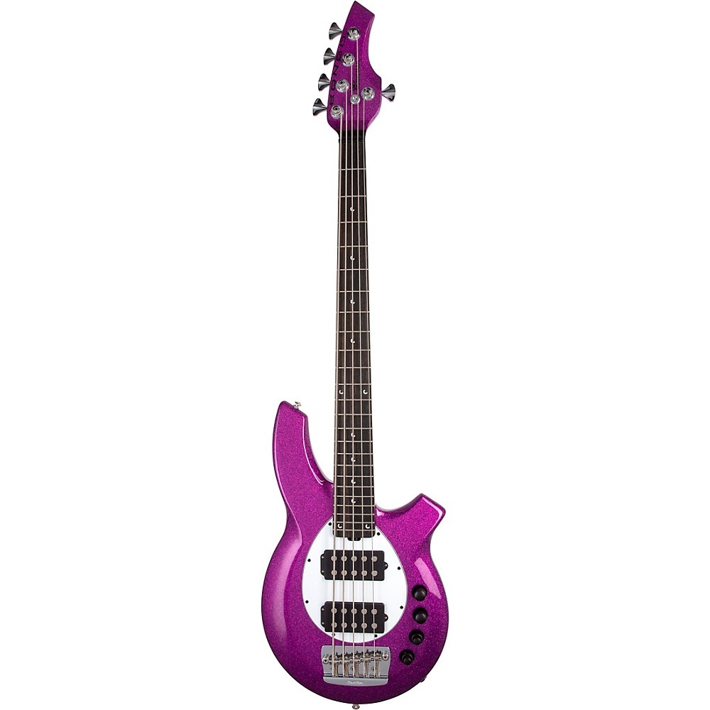 Ernie Ball Music Man Bongo 5 HH BFR Electric Bass Fuchsia Sparkle