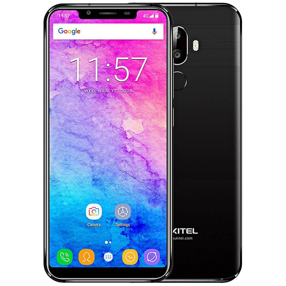 OUKITEL U18 4G Phablet 5.85 inch Android 7.0 MTK6750T Octa Core 1.5GHz 4GB RAM 64GB ROM 4000mAh Battery Dual Rear Cameras Fingerprint Recognition