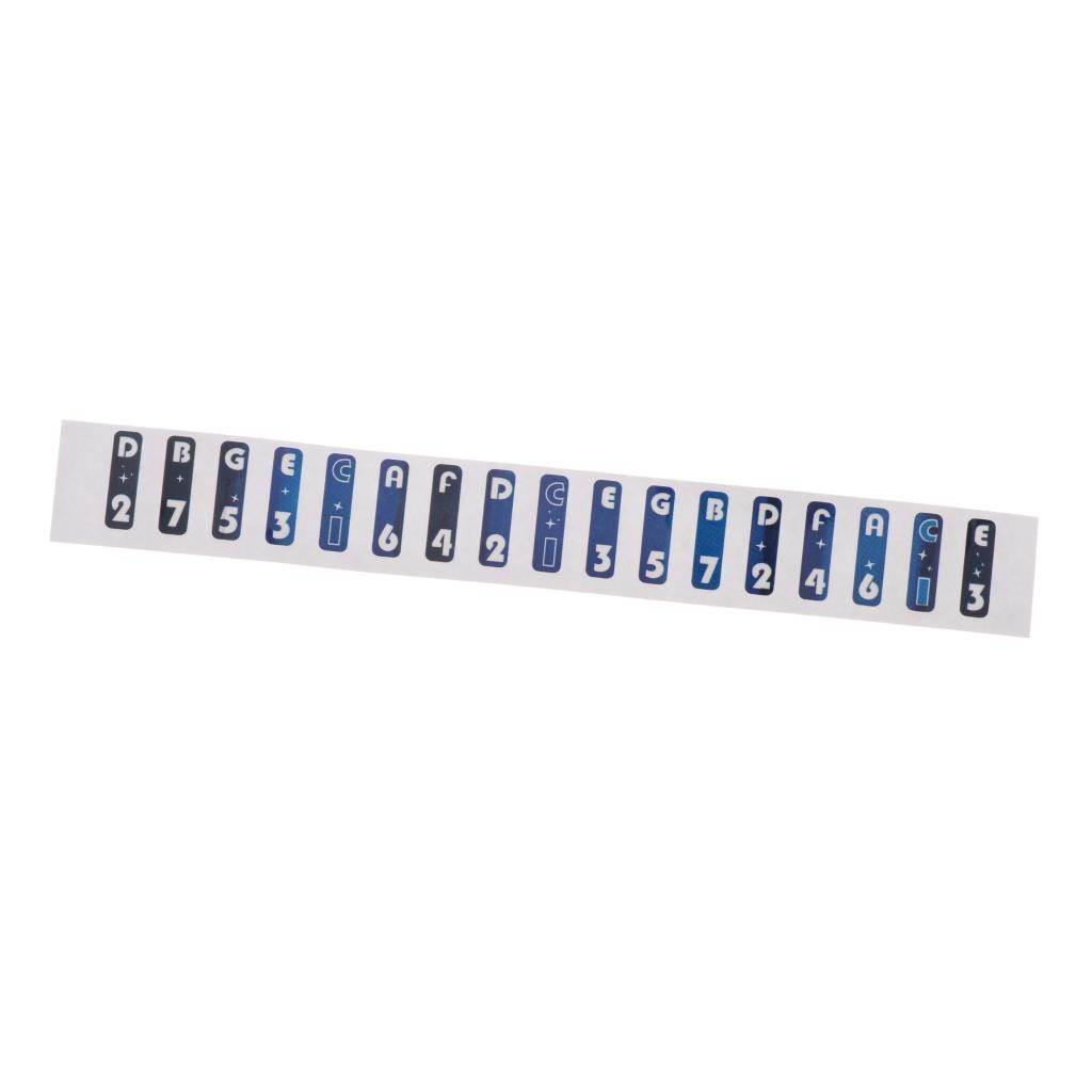 Kalimba Steel Key Logo Note Sticker for Beginner Learner Musical Set