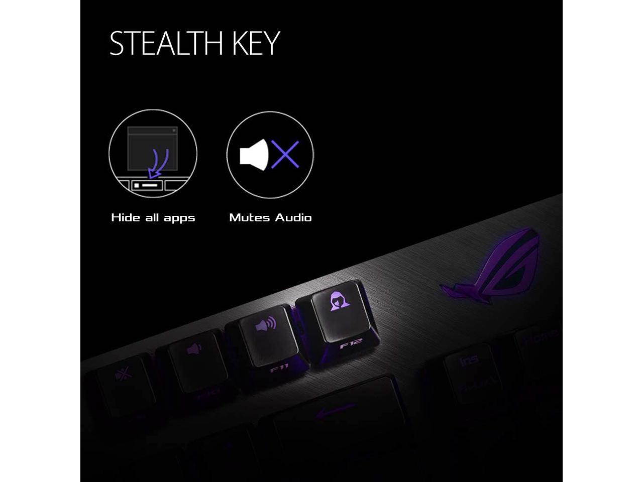ASUS 90MP01N0-BKUA00 ROG Strix Scope TKL Gaming Keyboard