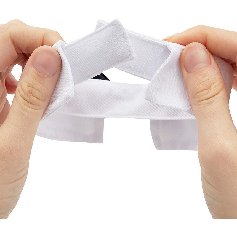 Zodaca 4 Pack Dog Suit Collars and Bow Ties, Costume for Puppy (4 Sizes)