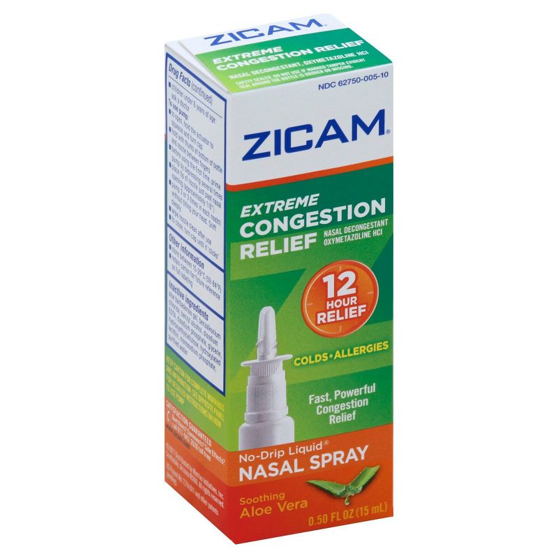 Zicam Extreme Congestion Relief Nasal Spray with Aloe Vera - 0.5 fl oz