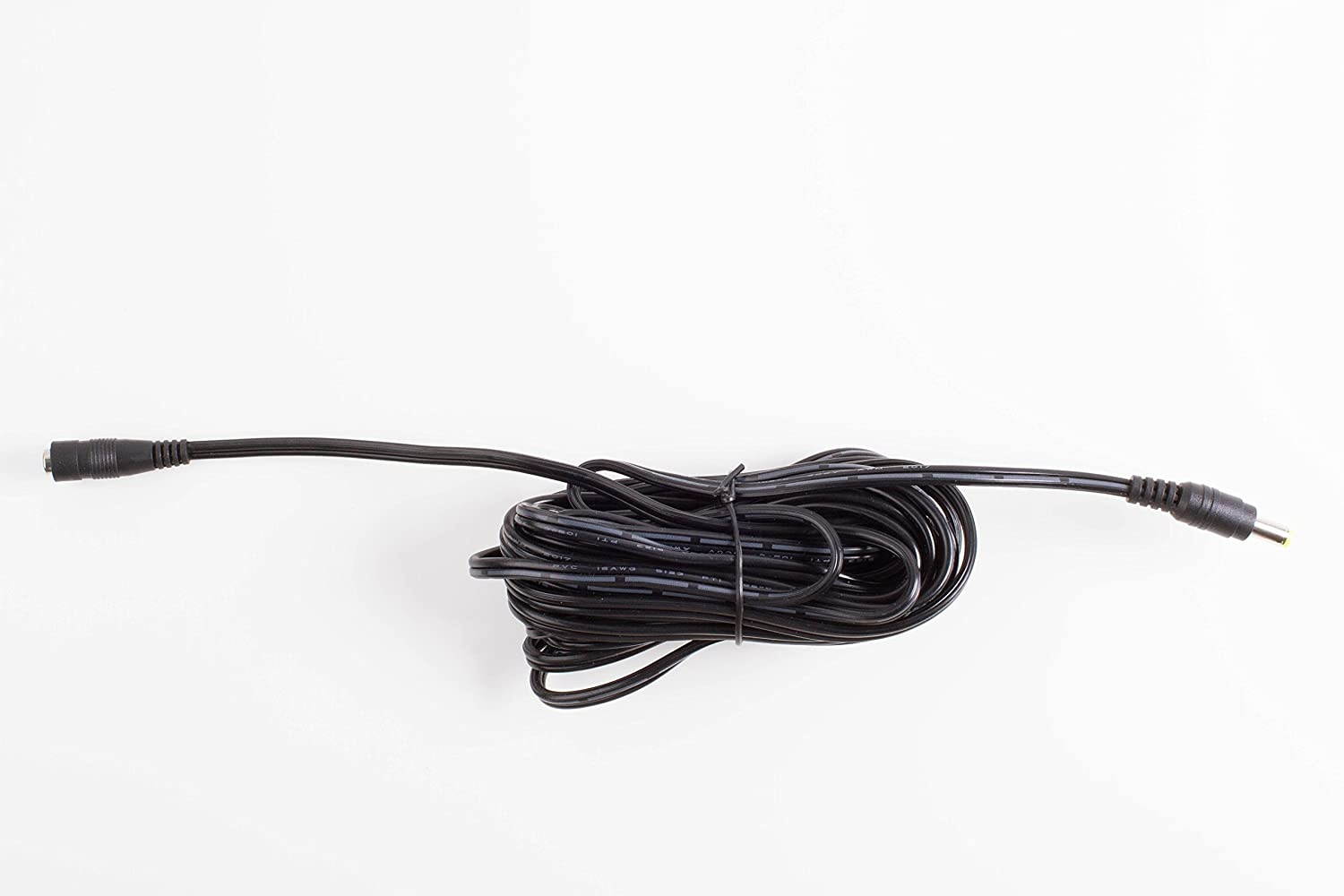 LEDUPDATES DC Plug Power Adapter Extension Cable 5.5MM X 2.1MM Plug, 16 AWG Heavy Duty Cable for 5v 12v 24v LED Strip Light, Home Security Camera Surveillance System, DVR and More (16ft)