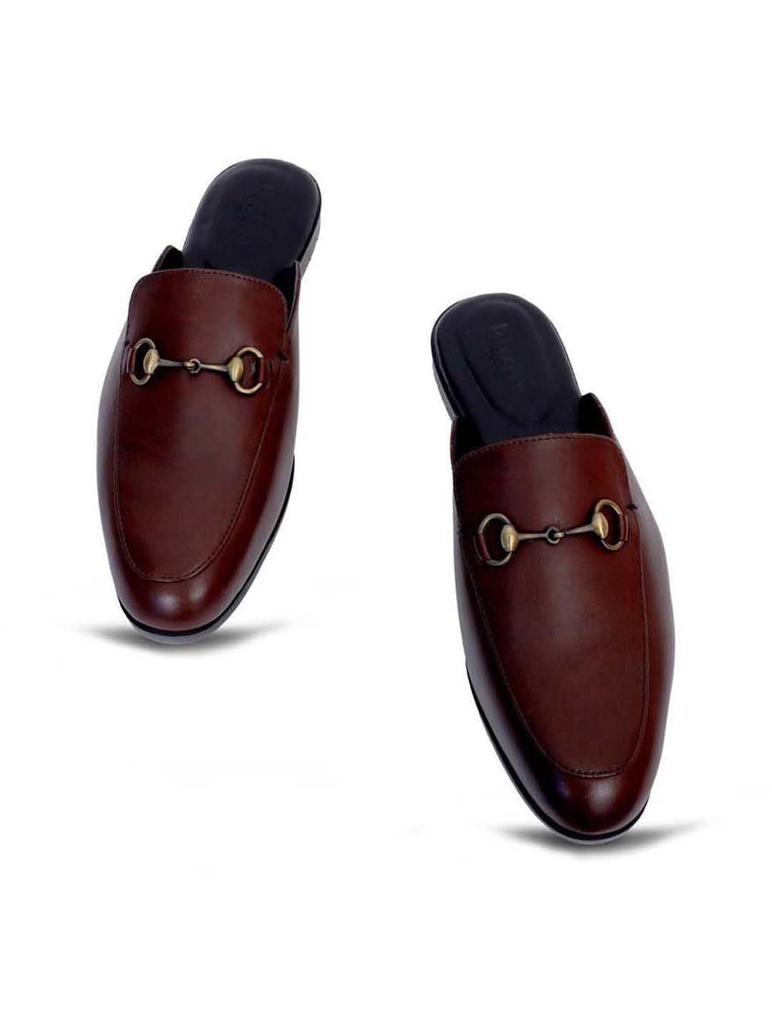 Griffin Men's Brown Mule Shoes