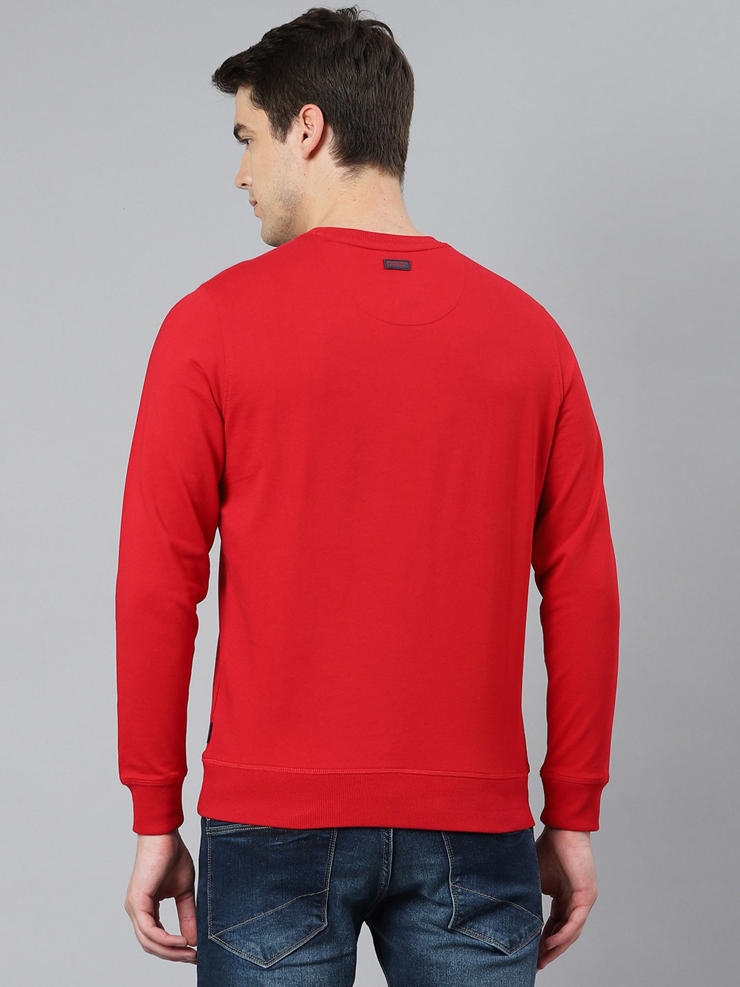 Beverly Hills Polo Club Red Embroidered Sweater