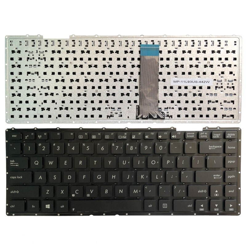 US Laptop Keyboard For ASUS D451 D451V X450J K450J F450VC F450J A450V X450 X45ZC Black English Keyboard