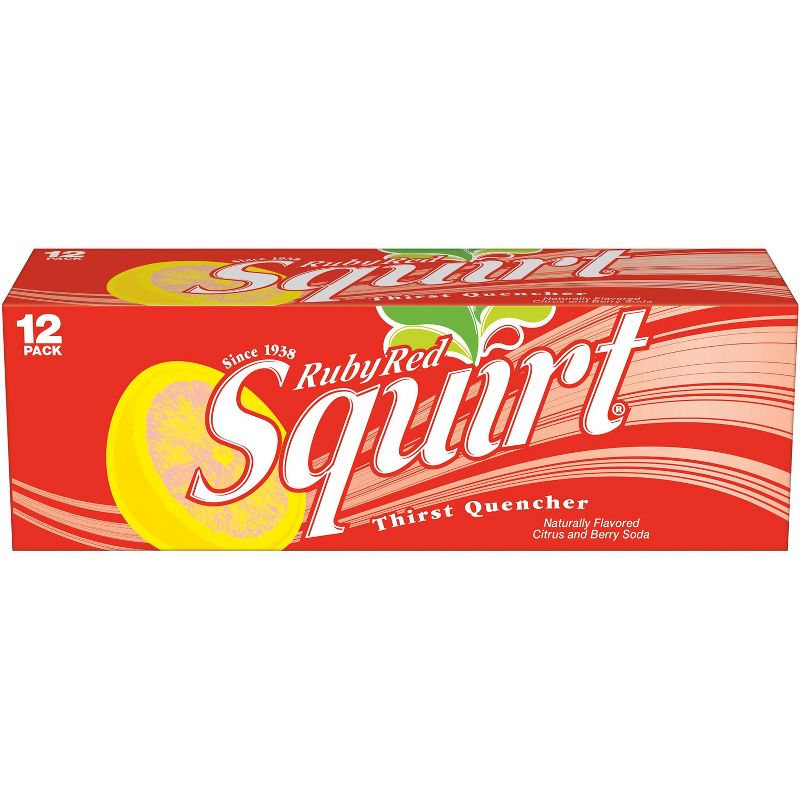 Squirt Ruby Red Soda - 12pk/12 fl oz Cans