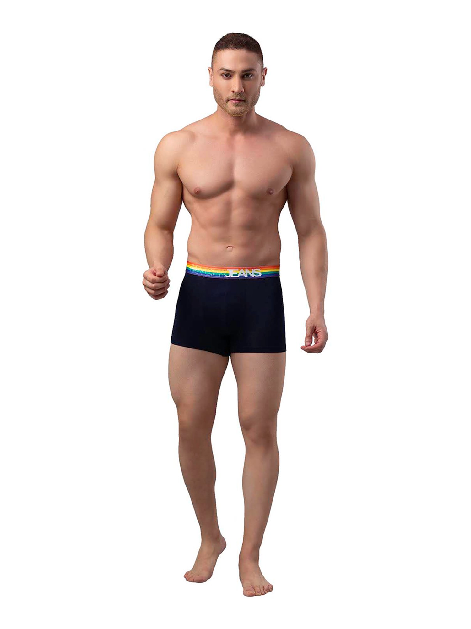 UnderJeans by Spykar Navy Trunks