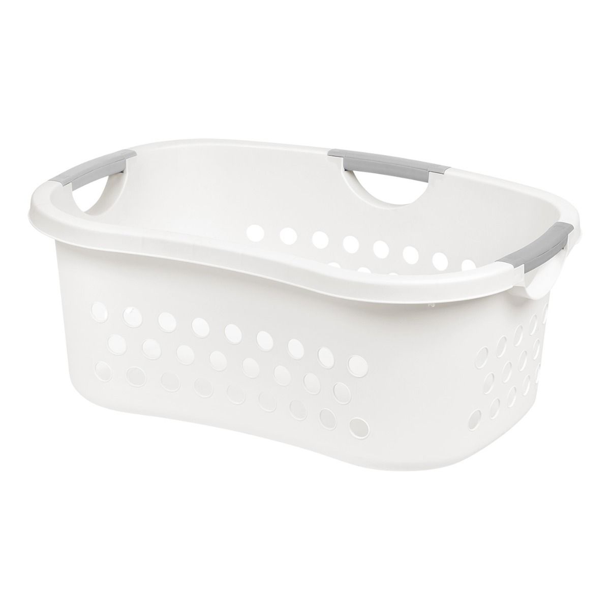 IRIS Comfort Carry Laundry Basket, 3 Pack, White