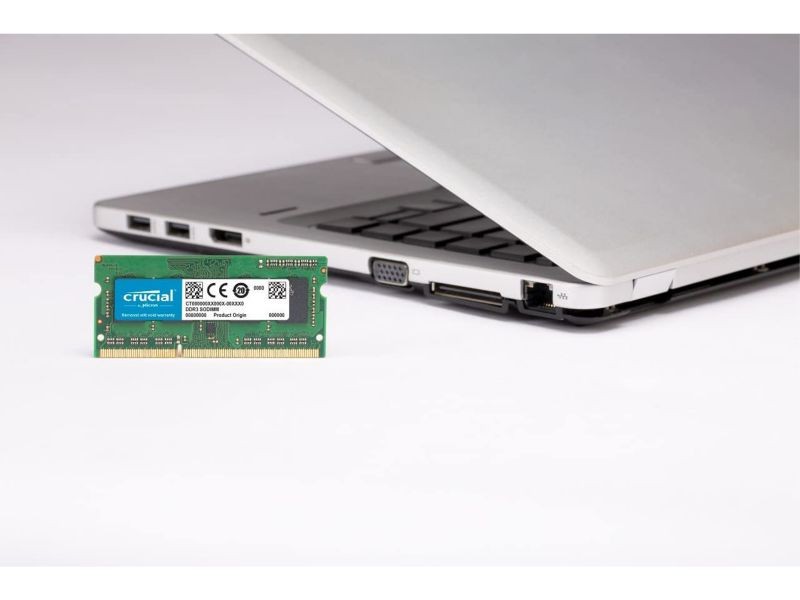 Crucial 4GB 204-Pin DDR3 SO-DIMM DDR3L 1600 (PC3L 12800) Laptop Memory Model CT51264BF160B