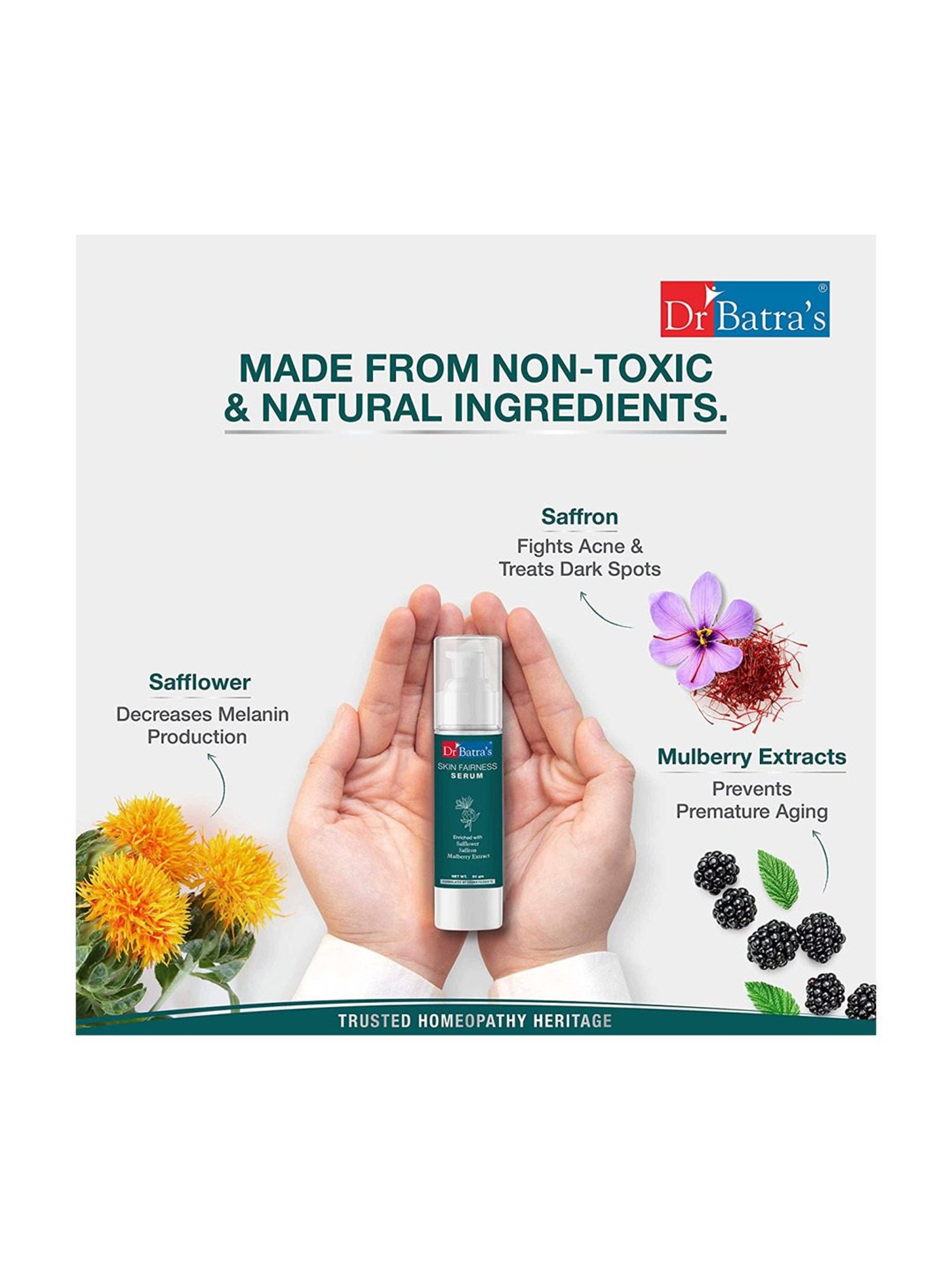 Dr. Batra's Natural Skin Lightening Cream & Skin Fairness Serum