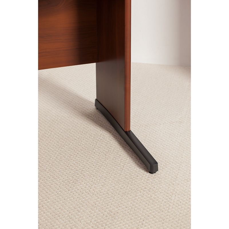 Bush Business Furniture Westfield Elite 66W x 30D C Leg U Shaped Desk, Hansen Cherry SRE105HC