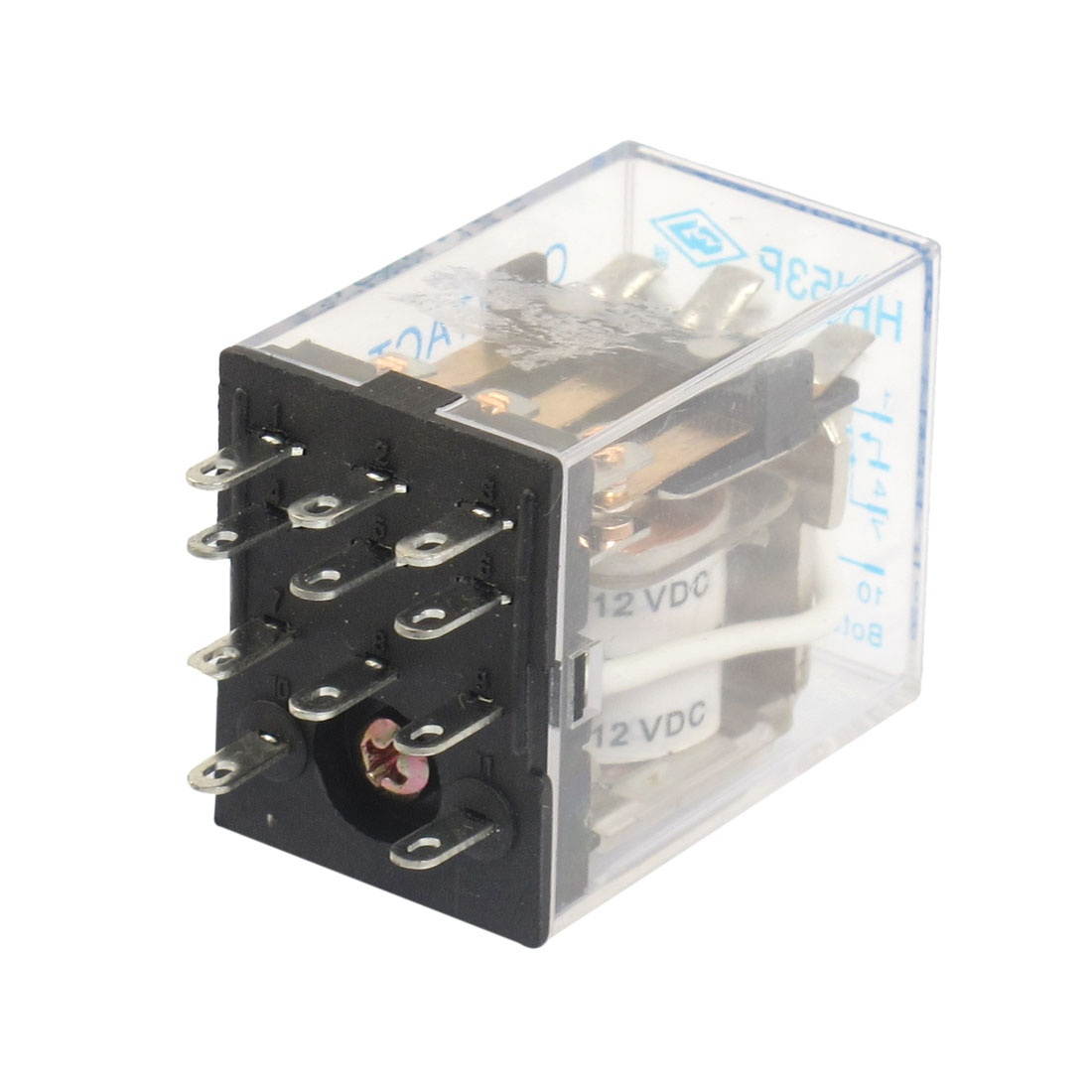 HH53P DC12V Coil 3PDT Electromagnetic Power Relay 11 Pin