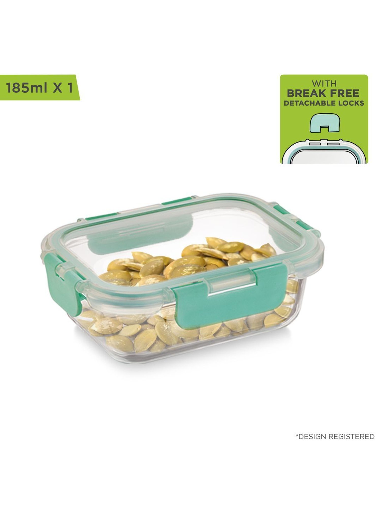 Borosilicate Glass Containers with Lids Microwave Safe Container for Glass Food Storage Containers