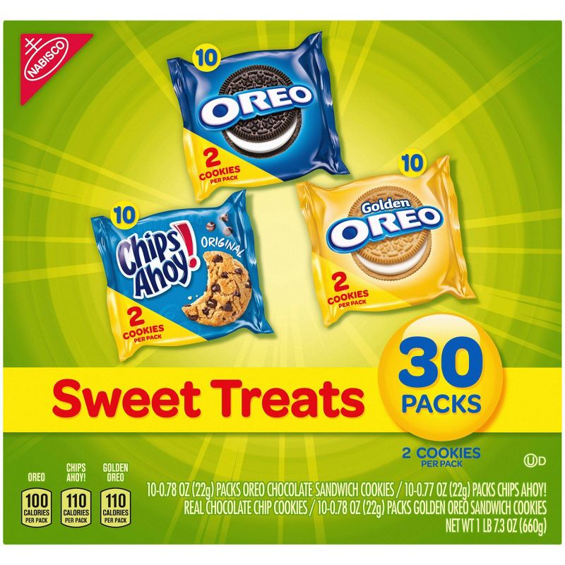 Nabisco Cookies Sweet Treats Pack - 30ct
