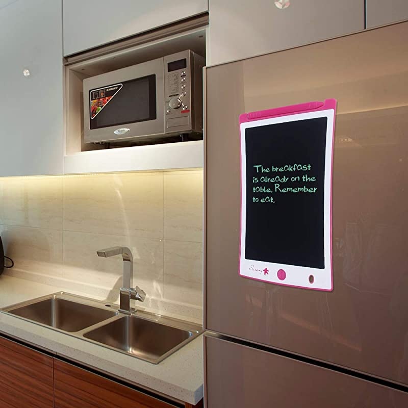 LCD Writing TabletElectronic Writing Drawing Board Doodle Board 85 Handwriting Paper Drawing Tablet Gift for Kids and Adults at HomeSchool and Office Pink