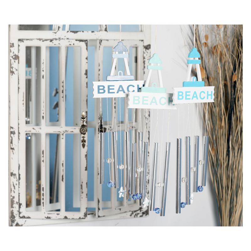 Home & Garden 12.0" Dragonfly Hanging Moblie Bells Beads Yard Decor Amscan  -  Bells And Wind Chimes