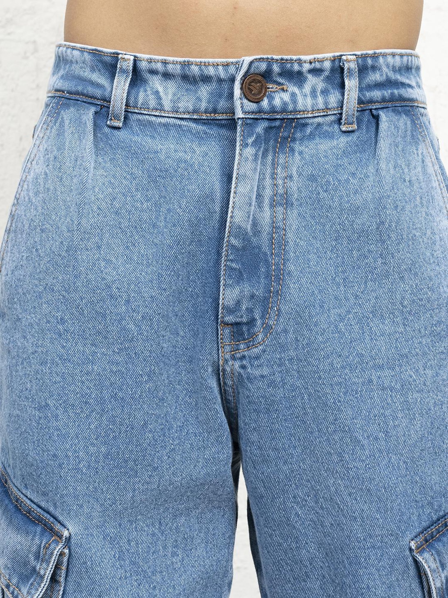 Hubberholme Men Cotton Long Sleeves Oversized Checked Double Pocket Shirt 48