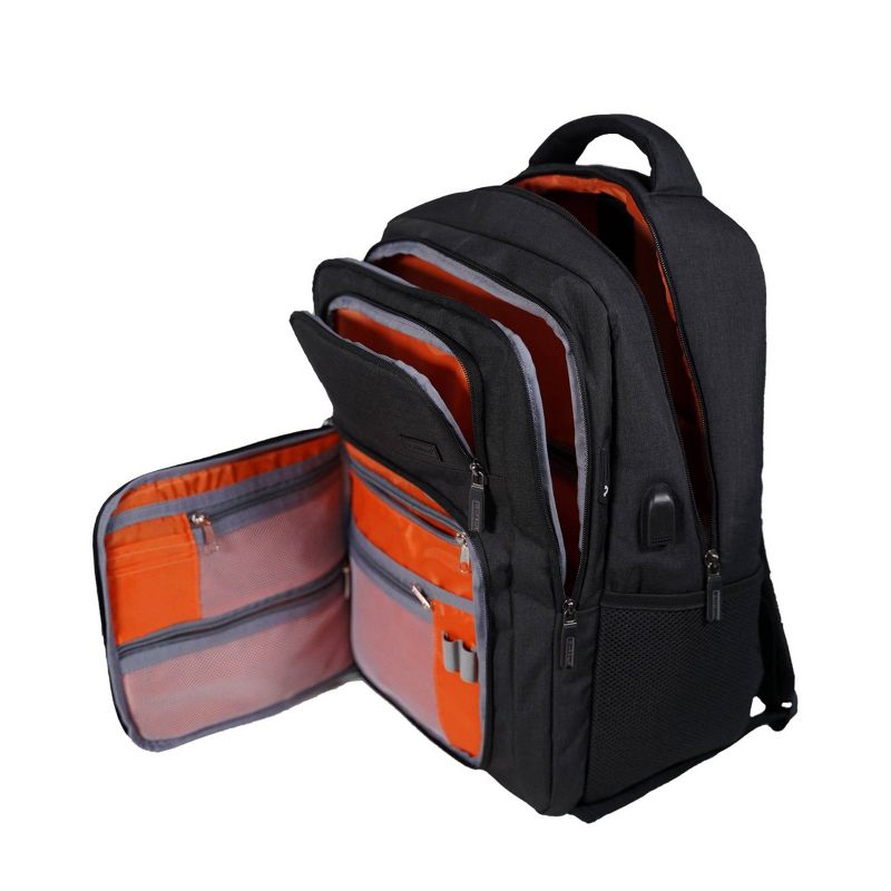 Rockland 18.5'' Slim Pro USB Laptop Backpack
