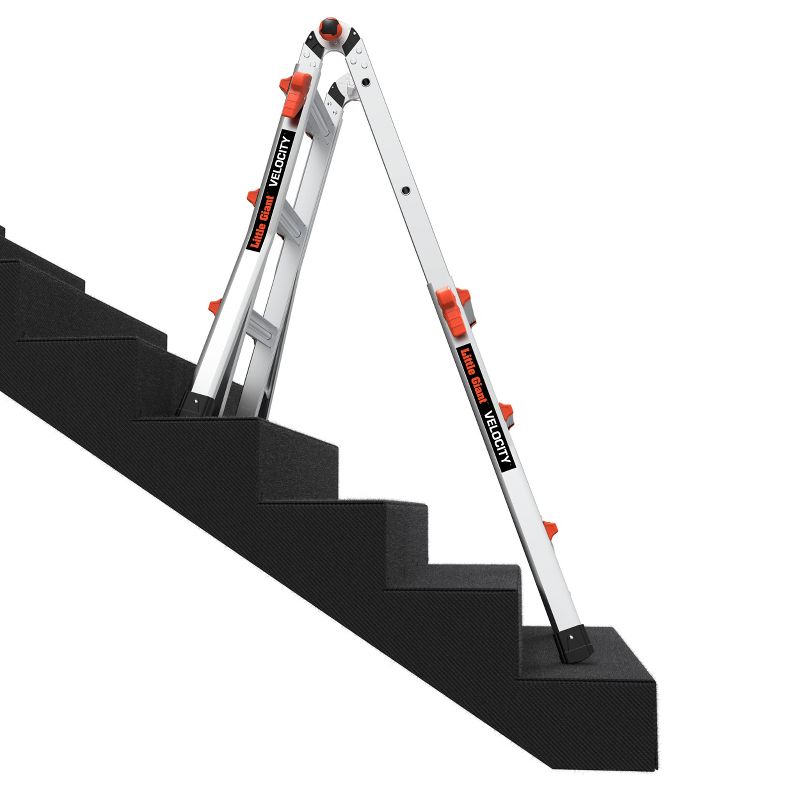 Little Giant Ladder Systems Model 13 300lb ANSI Type IA rated Aluminum Ladder Gray