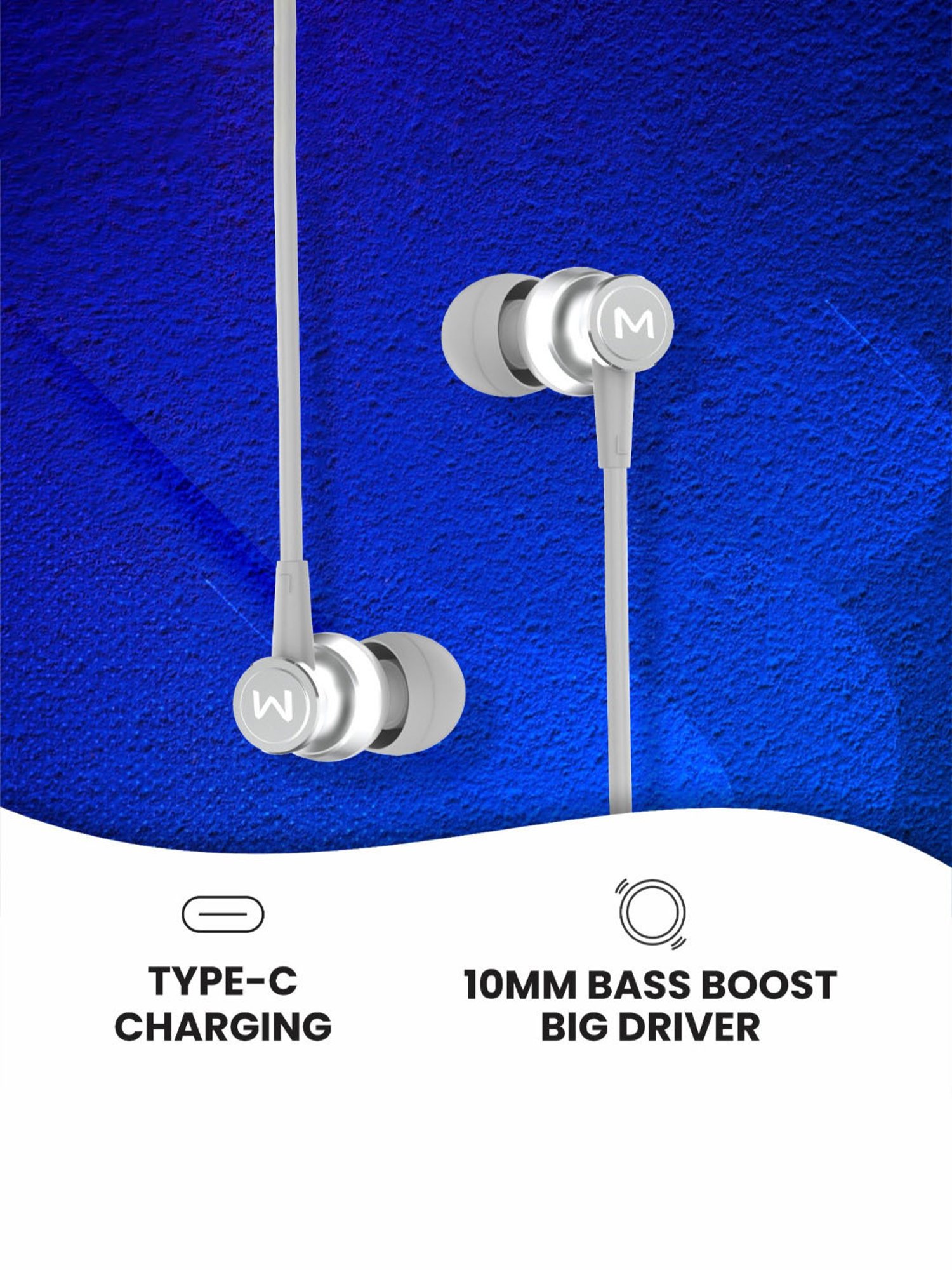 Maxx NX141 Pro In Ear Bluetooth Neckband with Upto 25 Hours Playtime & Fast Charging (Silver)