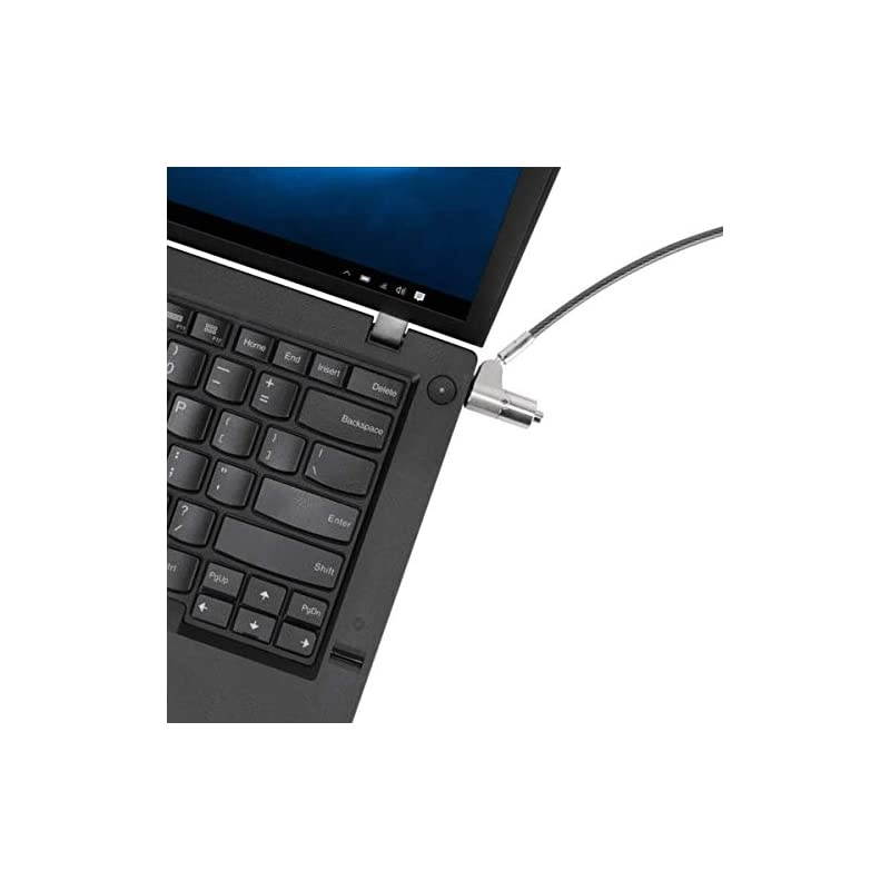 DEFCON Compact Keyed Cable Lock for Laptop Computer and Desktop Security (ASP70GLX)