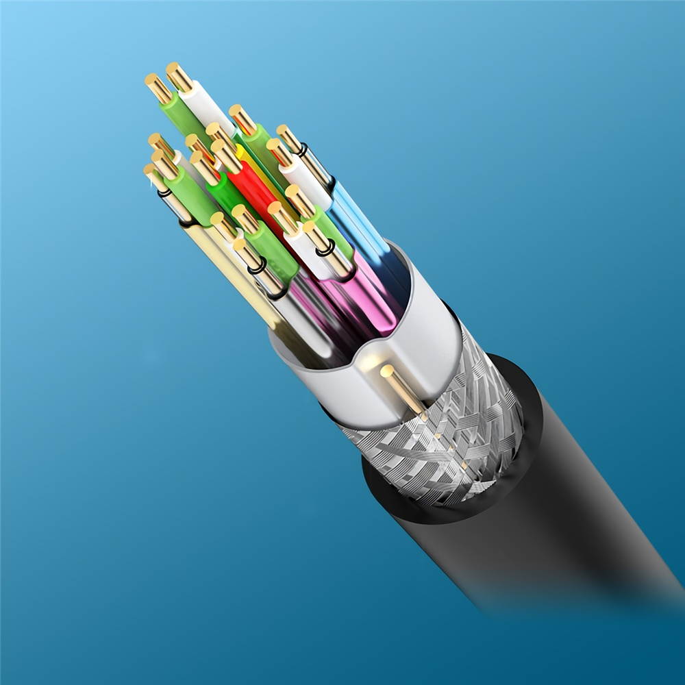 SHENGWEI DP Male to Male Cable 2K*4K HD Video Audio Cable 1080P Displayport Cable for HDTV Projector Display DP-2010B 1M