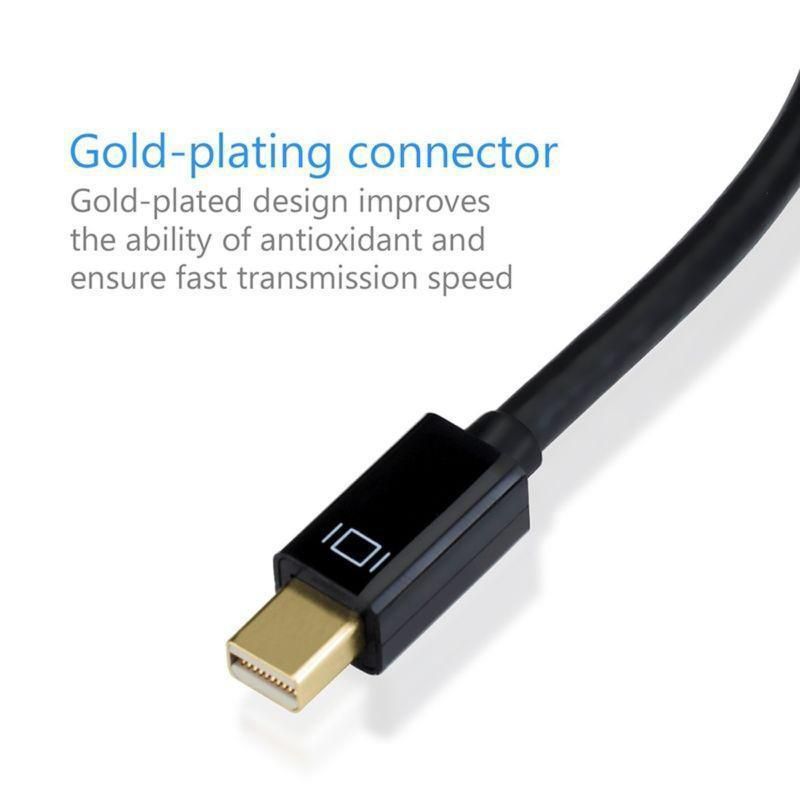 Thunderbolt Mini DisplayPort DP to VGA Female AV Adapter for Mac Macbook Pro