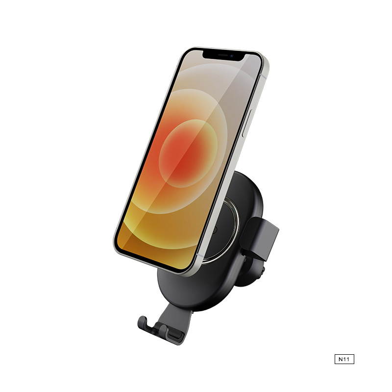 2021 BYZ New Product Gravity Car Phone Holder 10W Car Wireless Charger