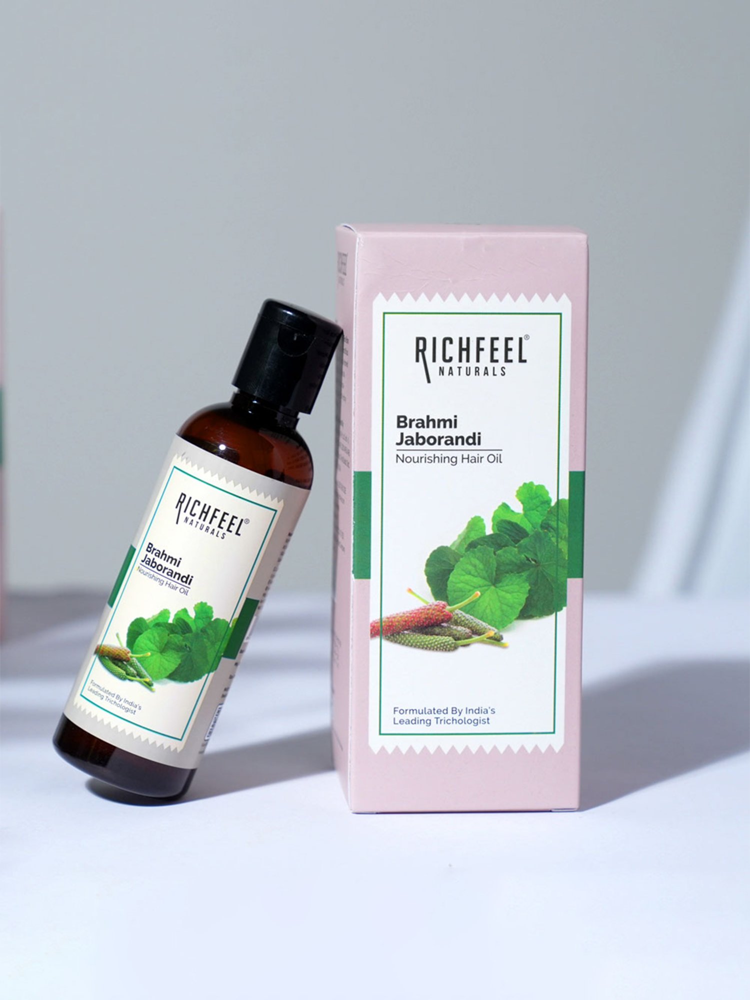 Richfeel Brahmi Jaborandi Nourishing Hair Oil - Pack of 2