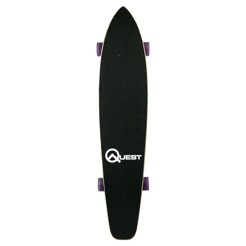 Quest Super Cruiser 44" Longboard Skateboard - Purple/Wood
