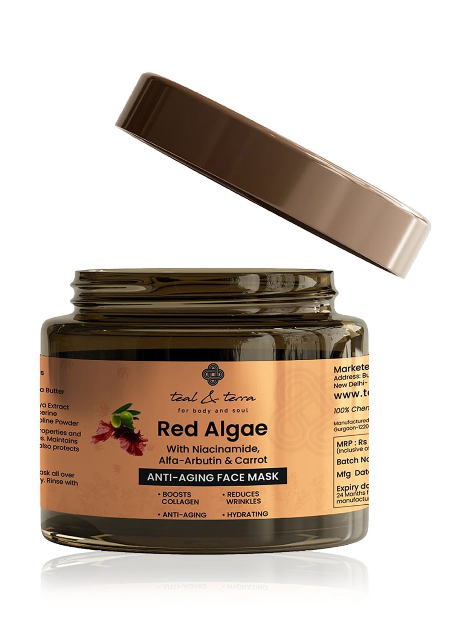 Teal & Terra Red Algae Anti Aging Face Mask