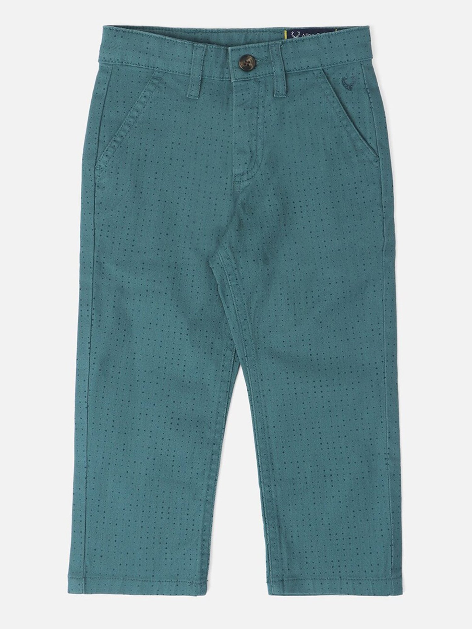 Plum Tree Boys Black Printed Joggers