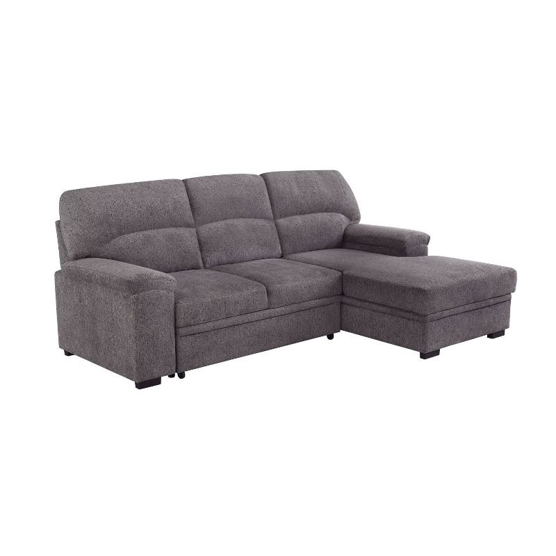 Tampa Sectional Sofa Ash Gray - Serta