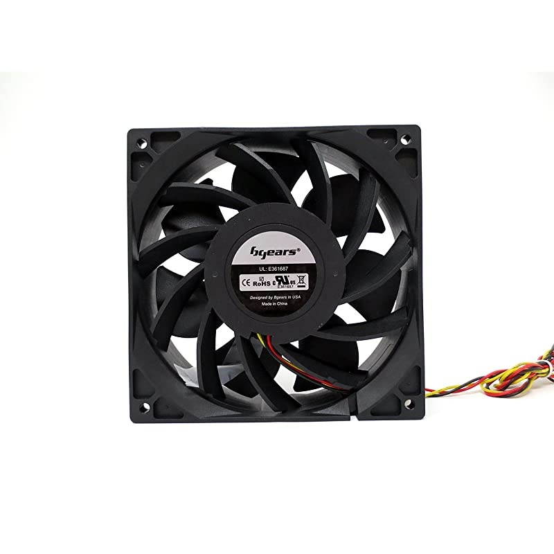 bBlaster 140x38 HiSpeed 5200RPM with 308CFM 2 Ball Bearing Fan Black