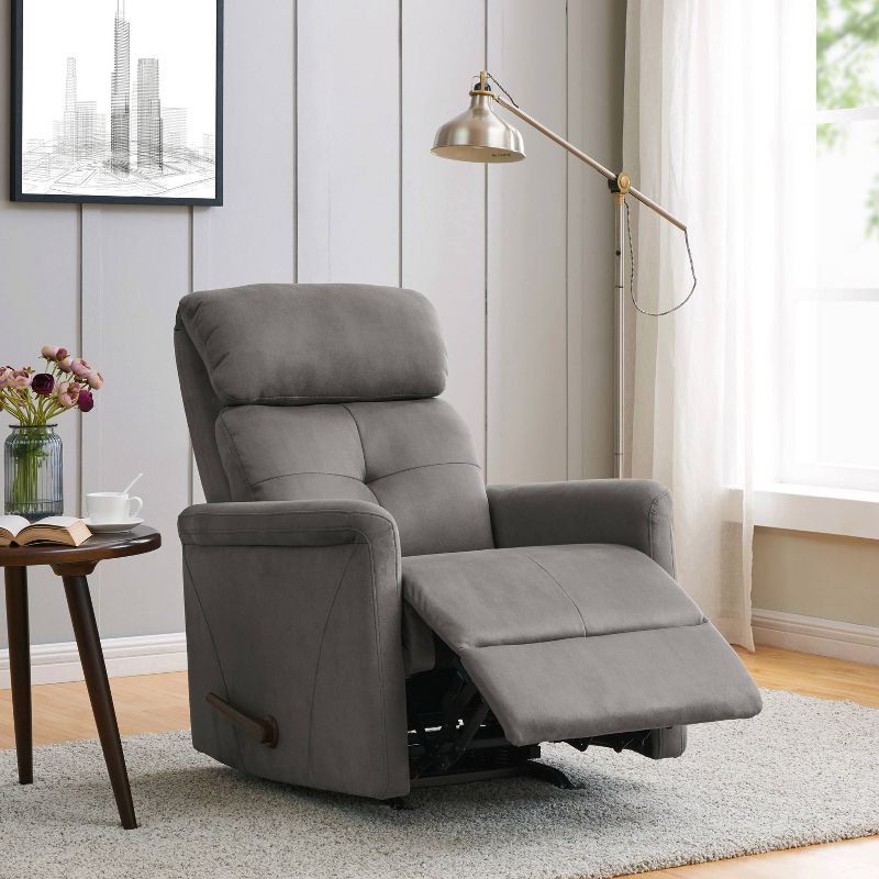 Rocker Recliner Chair Gray - Prolounger