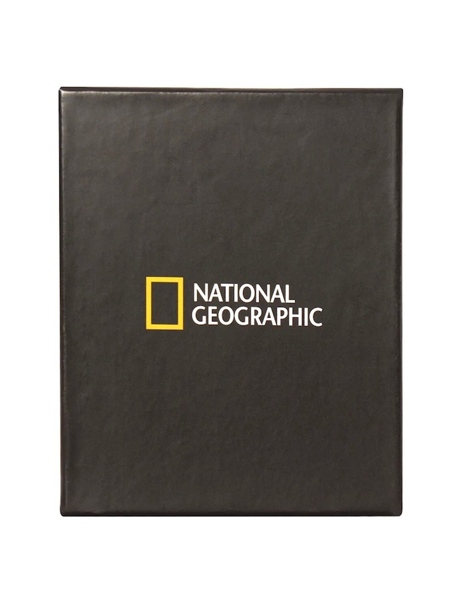 National Geographic Tan Solid Rfid Bi-Fold Wallet for Men