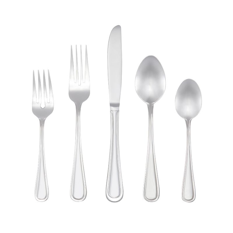 41pc Stainless Steel Zehira Frost Silverware Set - Cambridge Silversmiths